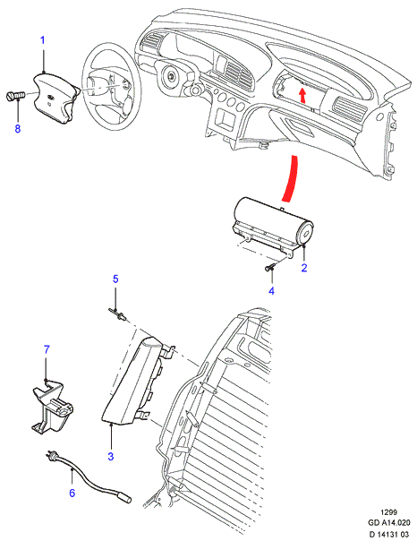 FORD 1034620 - Bobina d'accensione www.autoricambi360.it