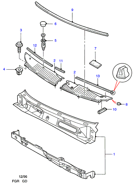 BMW 6 781 550 - Asta / Puntone, Stabilizzatore www.autoricambi360.it
