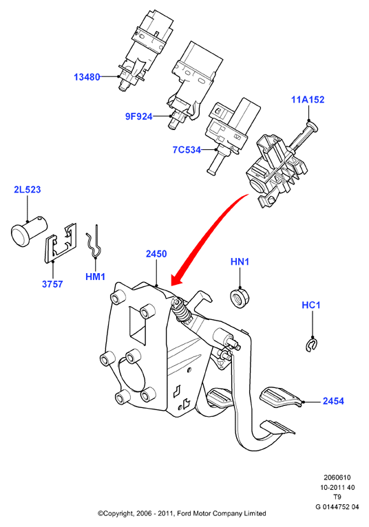 FORD 4 832 217 - Interruttore luce freno www.autoricambi360.it