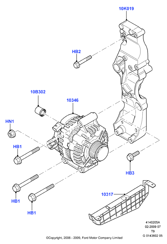 FORD 2097255 - Alternatore www.autoricambi360.it