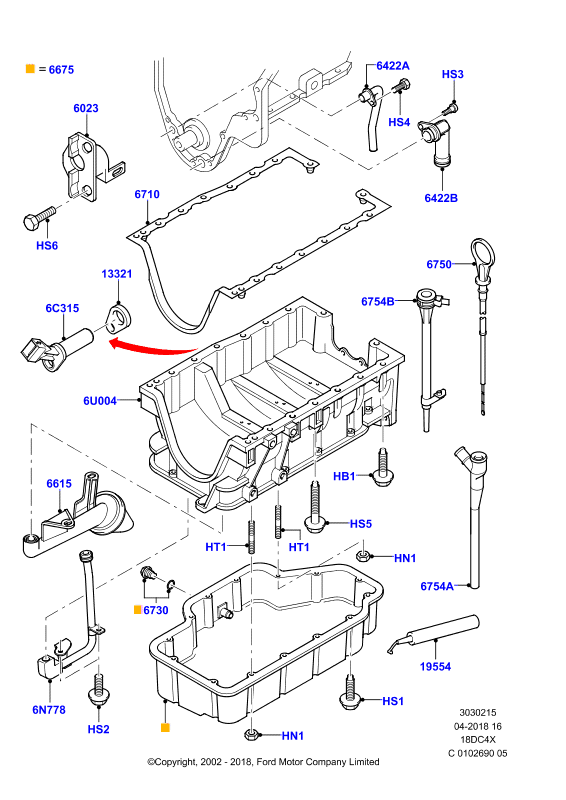 FORD 1 385 381 - Generatore di impulsi, Albero a gomiti www.autoricambi360.it
