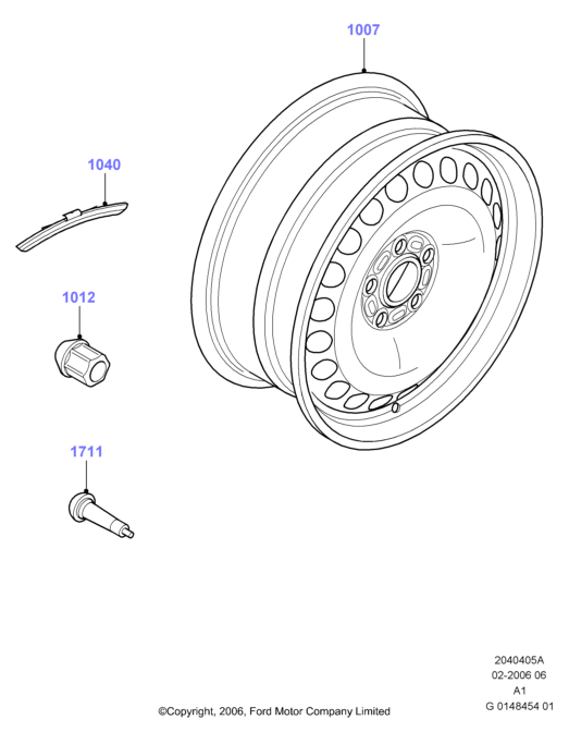 GOOM NUT-0002 - Dado ruota www.autoricambi360.it