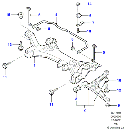FORD 7200957 - Bronzina cuscinetto, Barra stabilizzatrice www.autoricambi360.it