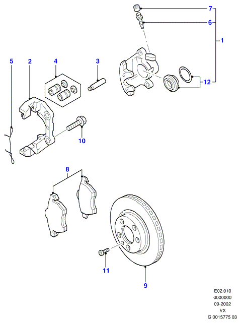 TRW GDB1204 - Kit pastiglie freno, Freno a disco www.autoricambi360.it