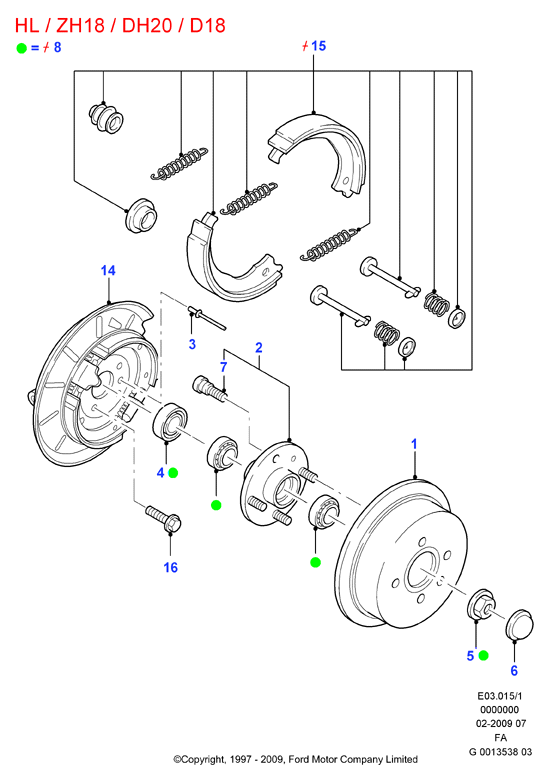 FORD 1101837 - Kit cuscinetto ruota www.autoricambi360.it