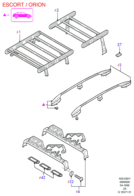 FORD 5028176 - Kit pastiglie freno, Freno a disco www.autoricambi360.it