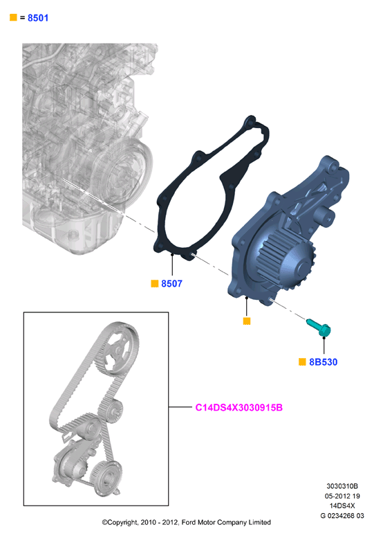 Blue Print ADM59139 - Pompa acqua www.autoricambi360.it