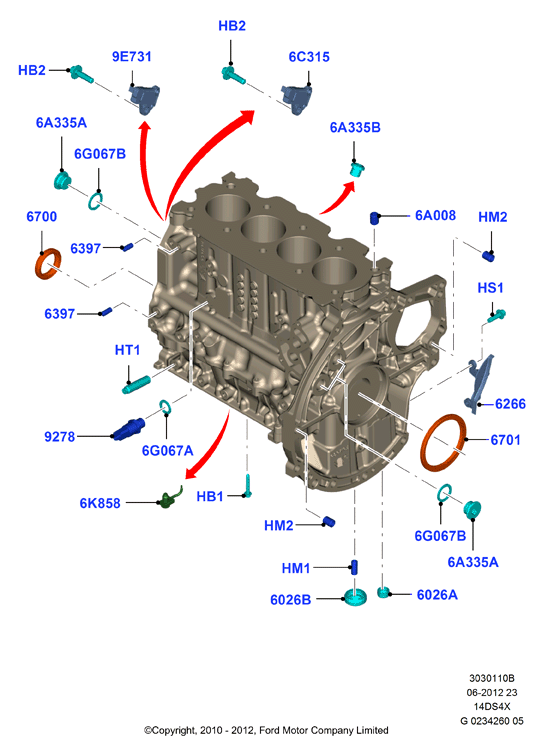 FORD 1 486 742 - Sensore, Pressione olio www.autoricambi360.it