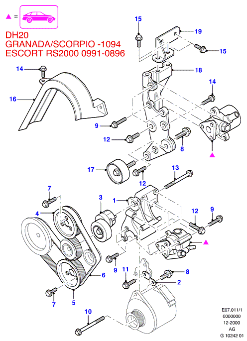 FORD 1011696 - Cinghia Poly-V www.autoricambi360.it