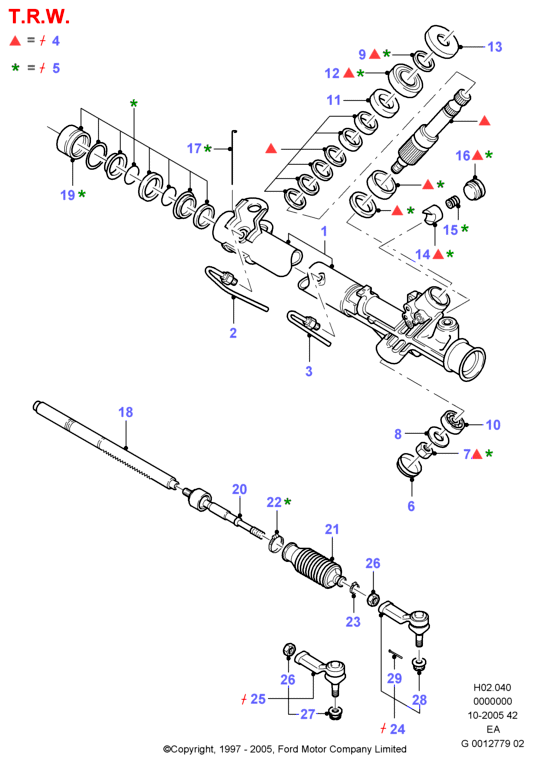 FORD 6182818 - Soffietto, Sterzo www.autoricambi360.it