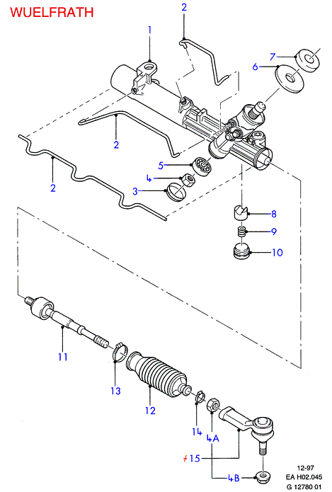 FORD 1012814 - Soffietto, Sterzo www.autoricambi360.it