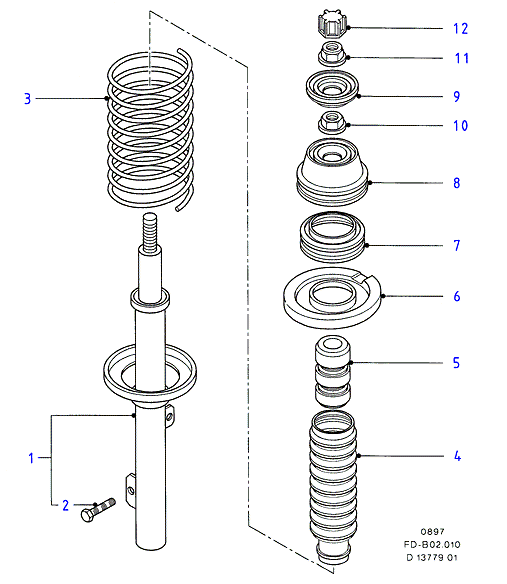 FORD 1793880 - Supporto ammortizzatore a molla www.autoricambi360.it