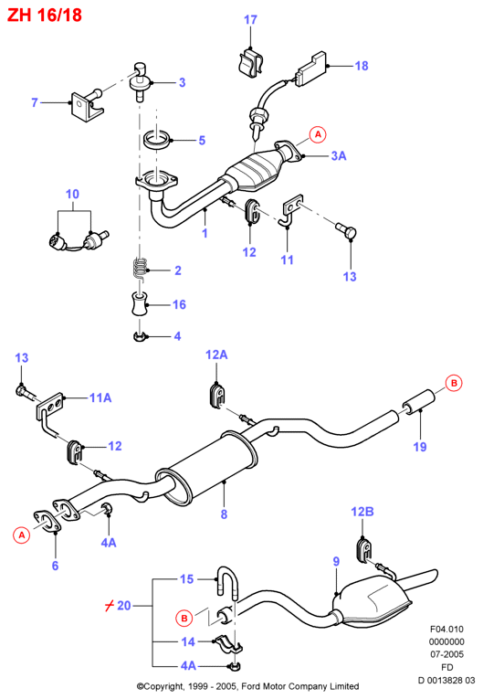 FORD 6 847 911 - Sonda lambda www.autoricambi360.it