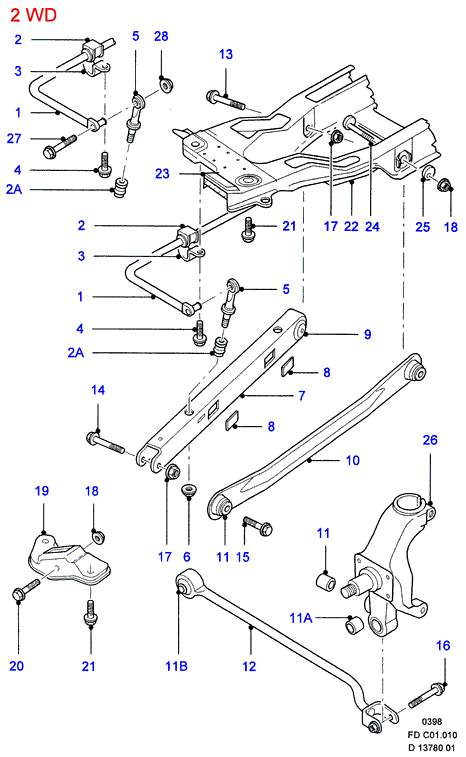 FORD 1054209 - Asta / Puntone, Stabilizzatore www.autoricambi360.it