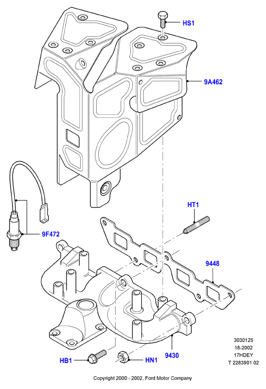 FORD 1 108 795 - Sonda lambda www.autoricambi360.it