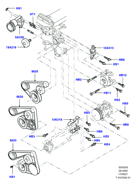 FORD 1763647 - Galoppino / Guidacinghia, Cinghia Poly-V www.autoricambi360.it