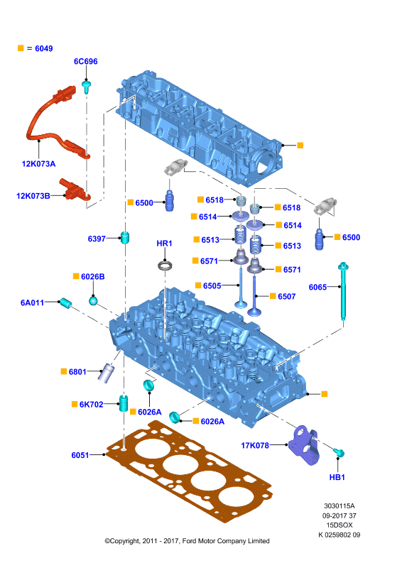 FORD 1487788 - Punteria www.autoricambi360.it