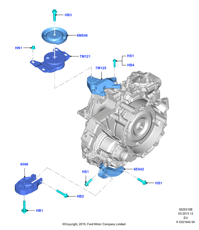 FORD 1751001 - Supporto, Cambio www.autoricambi360.it