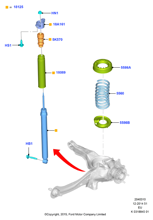 FORD 1691681 - Kit parapolvere, Ammortizzatore www.autoricambi360.it