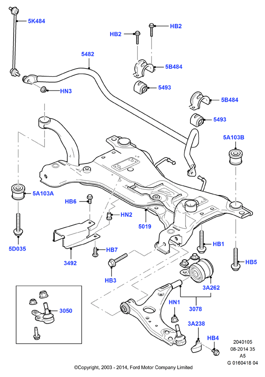 FORD 1851900 - Asta / Puntone, Stabilizzatore www.autoricambi360.it