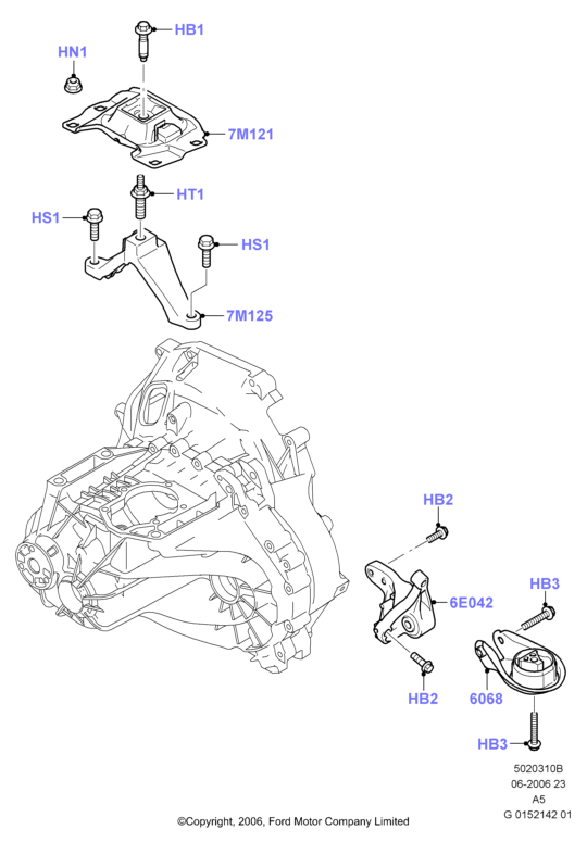 FORD 1404996 - Sospensione, Motore www.autoricambi360.it