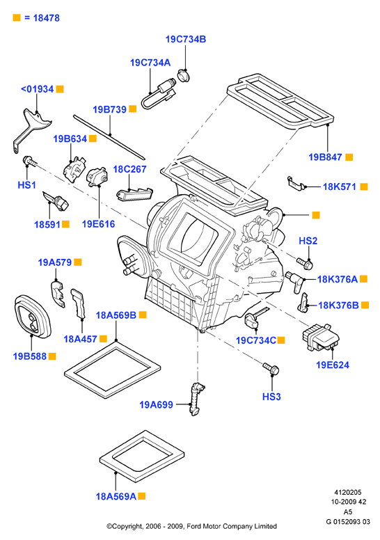 FORD 1144030 - Regolatore, Valvola miscelazione www.autoricambi360.it