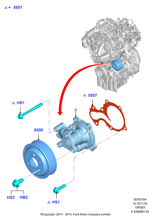 Autokit 04.5352PA - Pompa acqua + Kit cinghie dentate www.autoricambi360.it