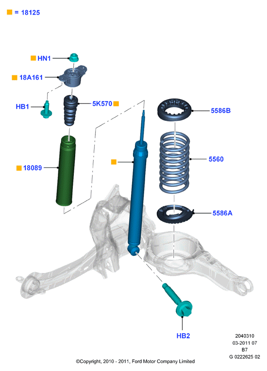 STC T405288 - Supporto ammortizzatore a molla www.autoricambi360.it