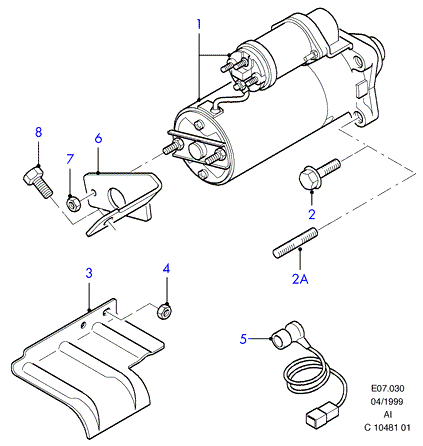 FORD 1 126 987 - Motorino d'avviamento www.autoricambi360.it