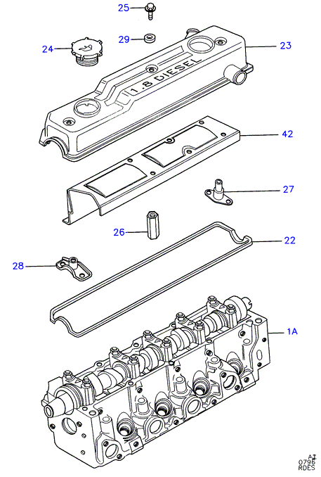 BMW 1 719 136 - Radiatore, Raffreddamento motore www.autoricambi360.it