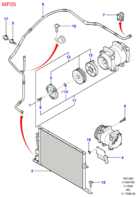 FORD 3933911 - Compressore, Climatizzatore www.autoricambi360.it