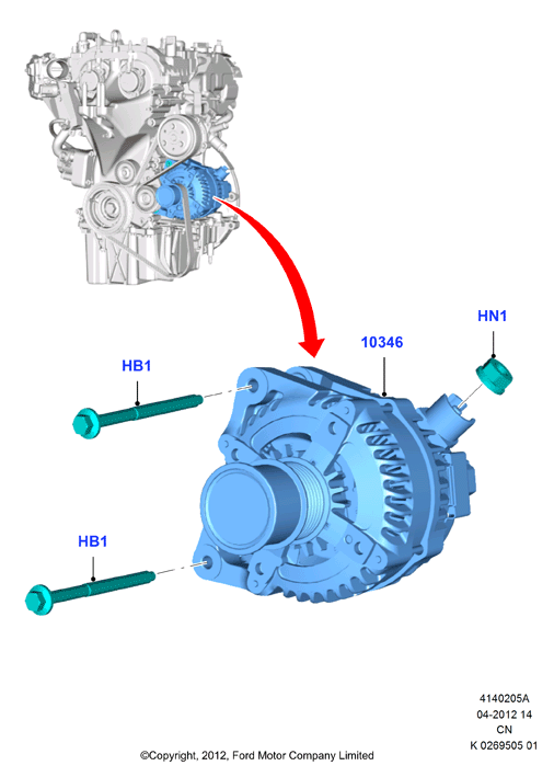 Autokit 03.81958 - Puleggia cinghia, Alternatore www.autoricambi360.it