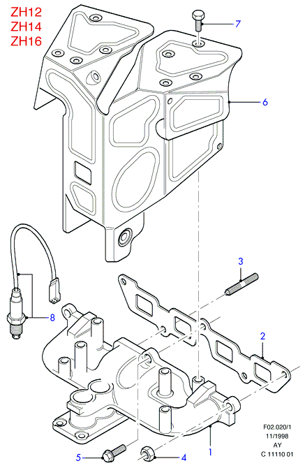 FORD 1 053 108 - Sonda lambda www.autoricambi360.it