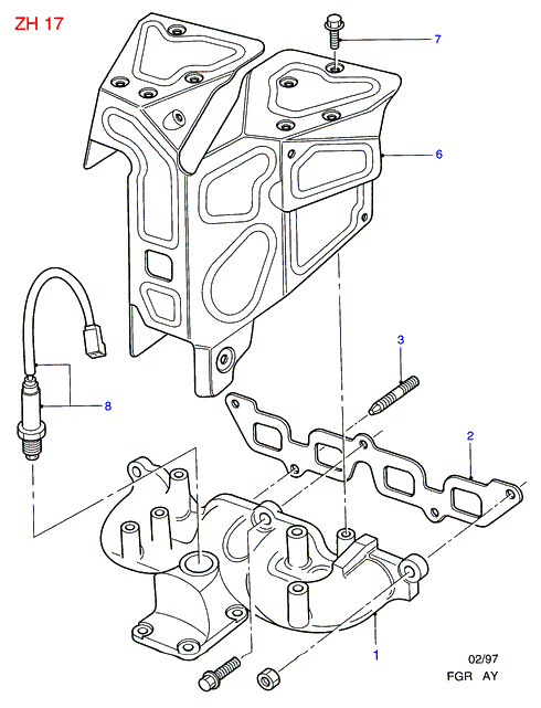 FORD 1 053 108 - Sonda lambda www.autoricambi360.it