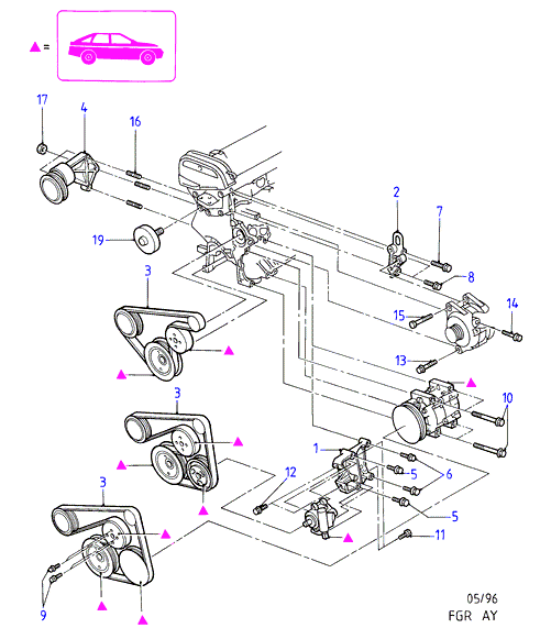 FORD 1763647 - Galoppino / Guidacinghia, Cinghia Poly-V www.autoricambi360.it