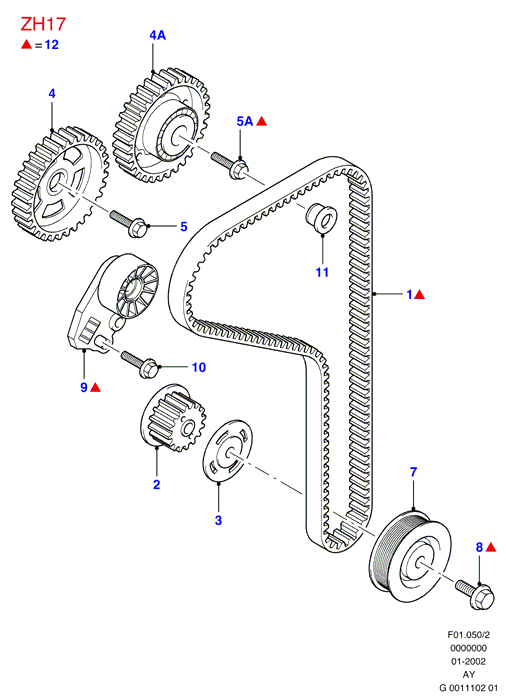 FORD 1361840 - Rullo tenditore, Cinghia dentata www.autoricambi360.it