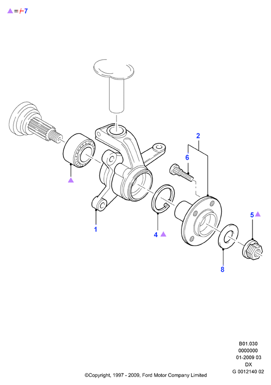 FORD 1 141 771 - Kit cuscinetto ruota www.autoricambi360.it
