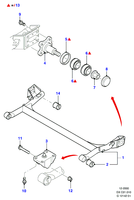 FORD 1016439 - Supporto, Braccio oscillante www.autoricambi360.it