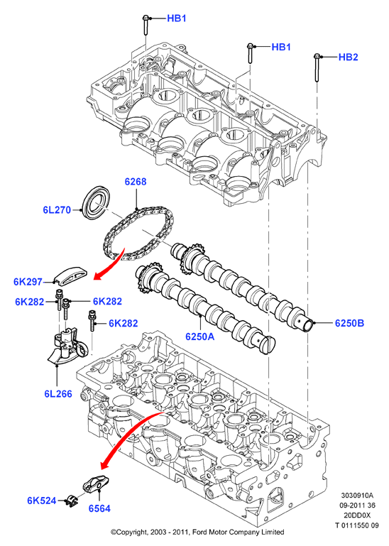 FORD 1495923 - Albero a camme www.autoricambi360.it