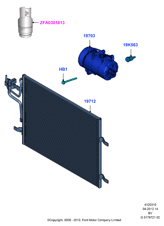 FORD 1 796 856 - Compressore, Climatizzatore www.autoricambi360.it