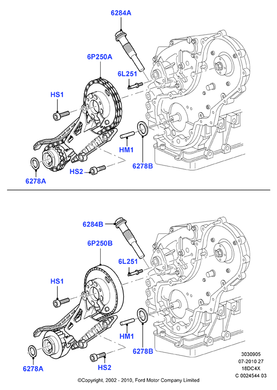 FORD 1562232 - Tendicinghia, Cinghia dentata www.autoricambi360.it