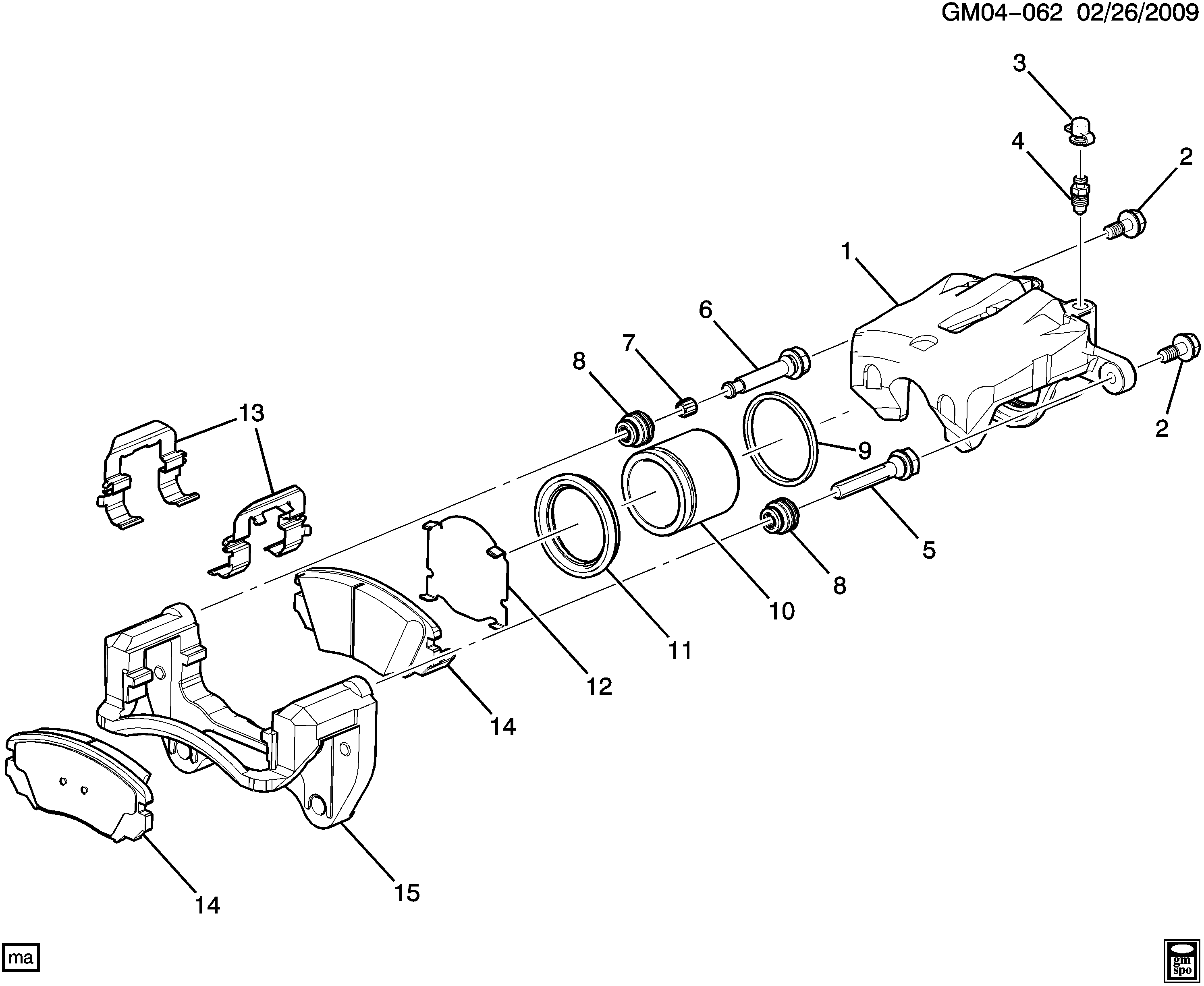 PSA 23316342 - Kit pastiglie freno, Freno a disco www.autoricambi360.it