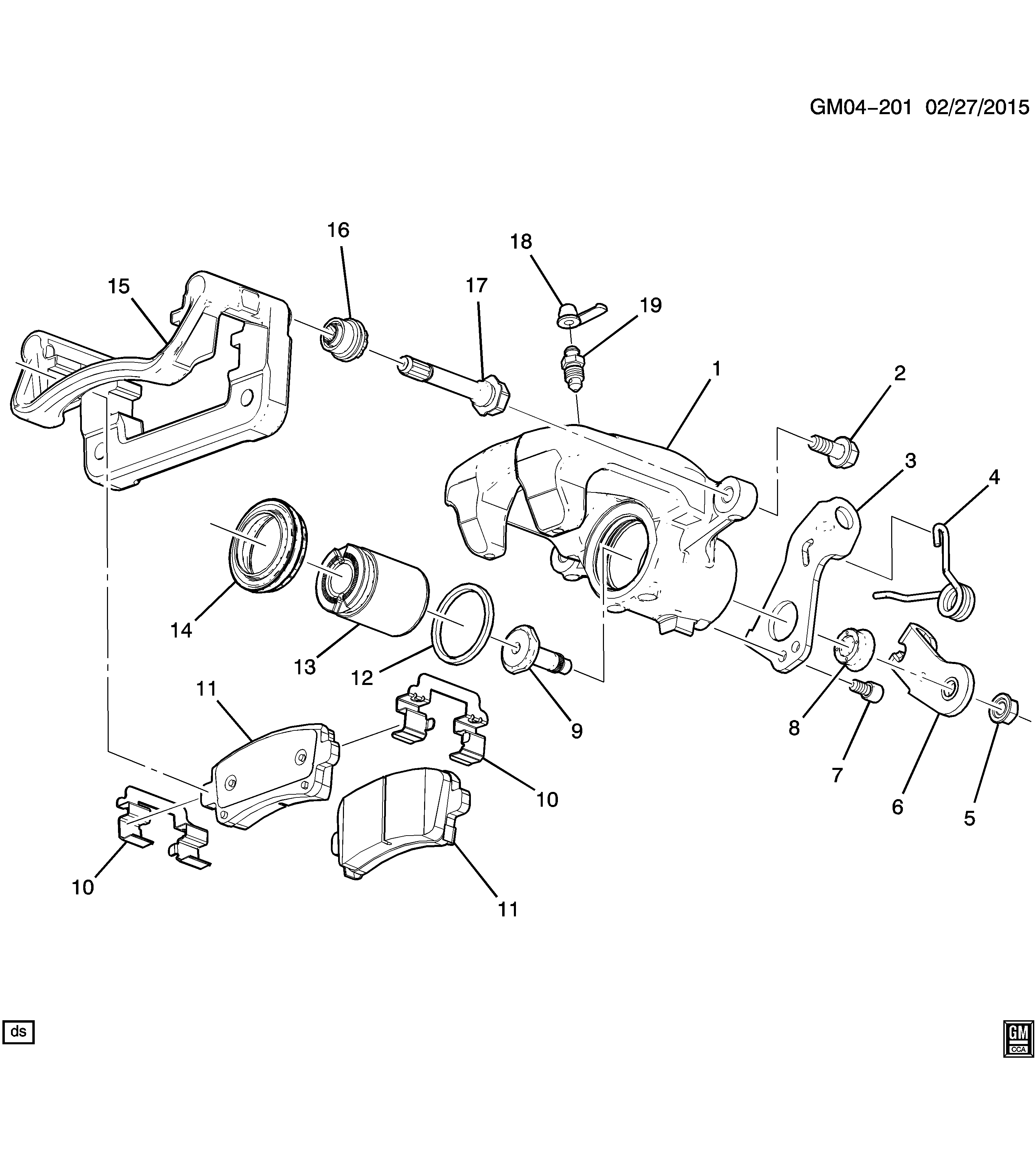 GM 22846361 - Kit pastiglie freno, Freno a disco www.autoricambi360.it