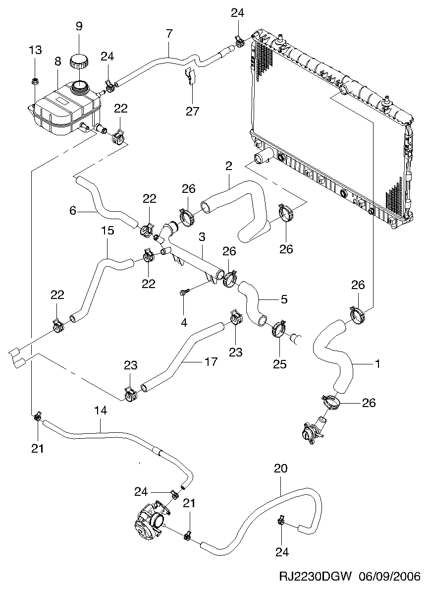 GM 94539597 - Tappo, serbatoio refrigerante www.autoricambi360.it
