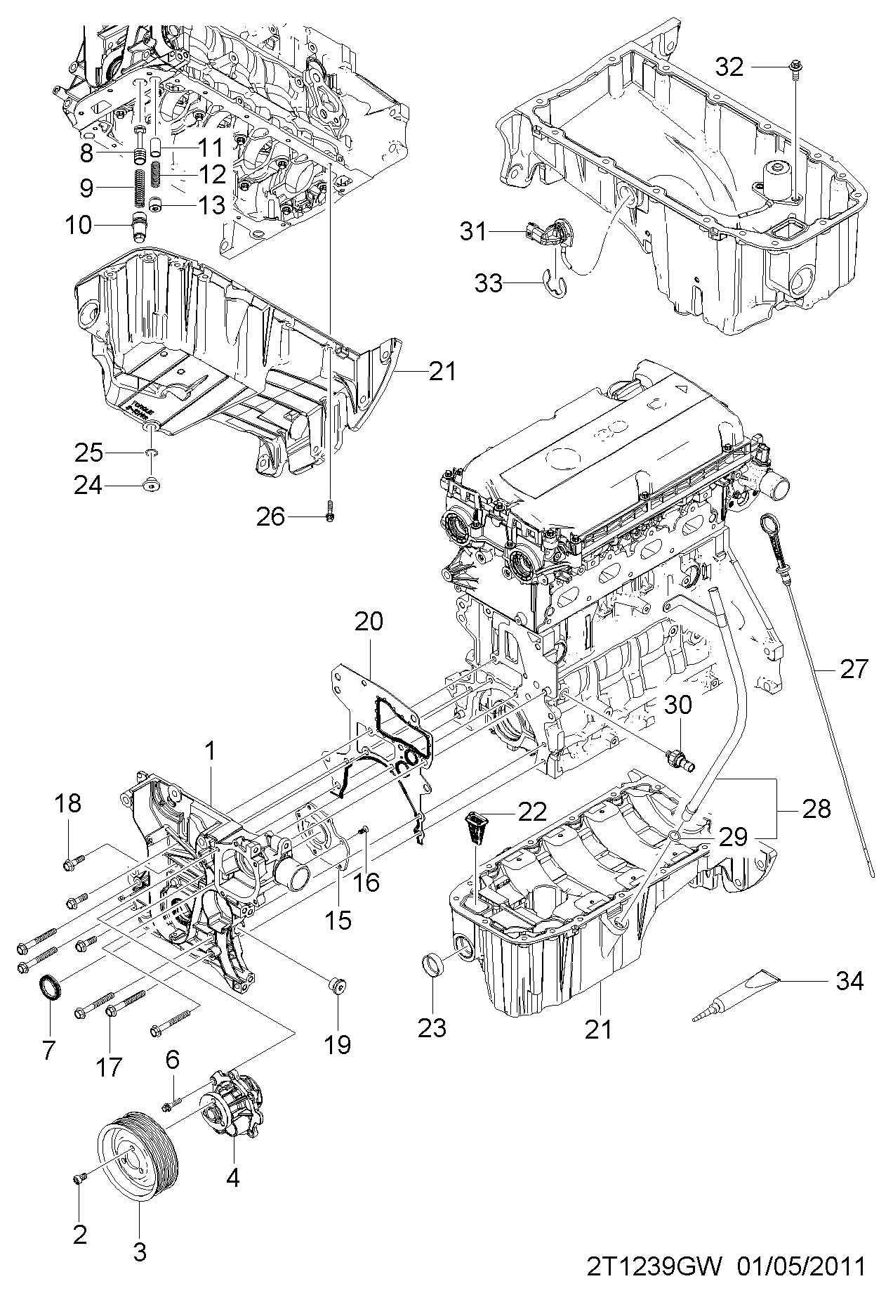 PSA 11099272 - Kit catena distribuzione www.autoricambi360.it