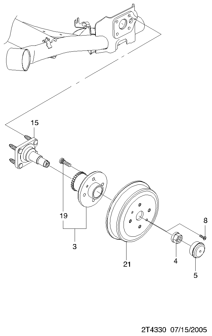 GM 96471775 - Kit cuscinetto ruota www.autoricambi360.it