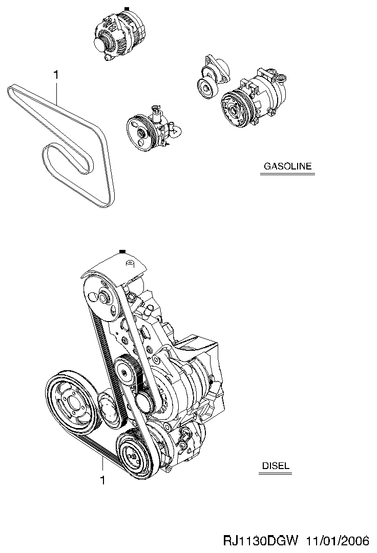 GM 25183021 - Cinghia Poly-V www.autoricambi360.it