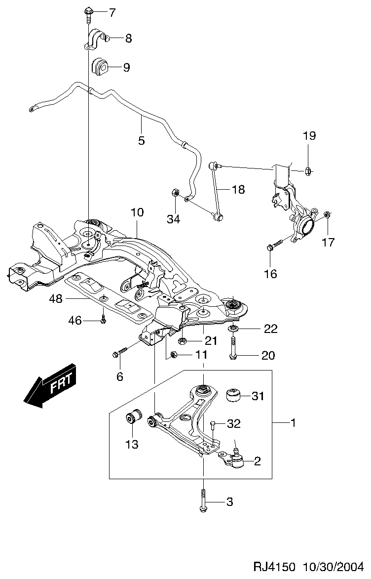 GM 96403099 - Asta / Puntone, Stabilizzatore www.autoricambi360.it