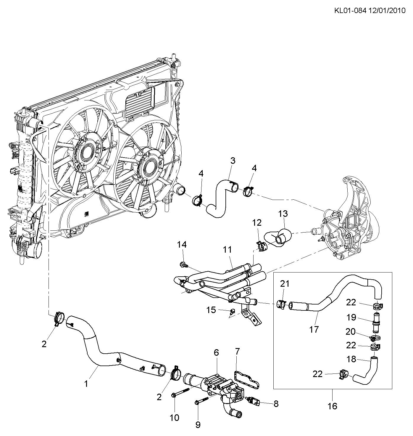 GM 96 868 950 - Sensore, Temperatura refrigerante www.autoricambi360.it