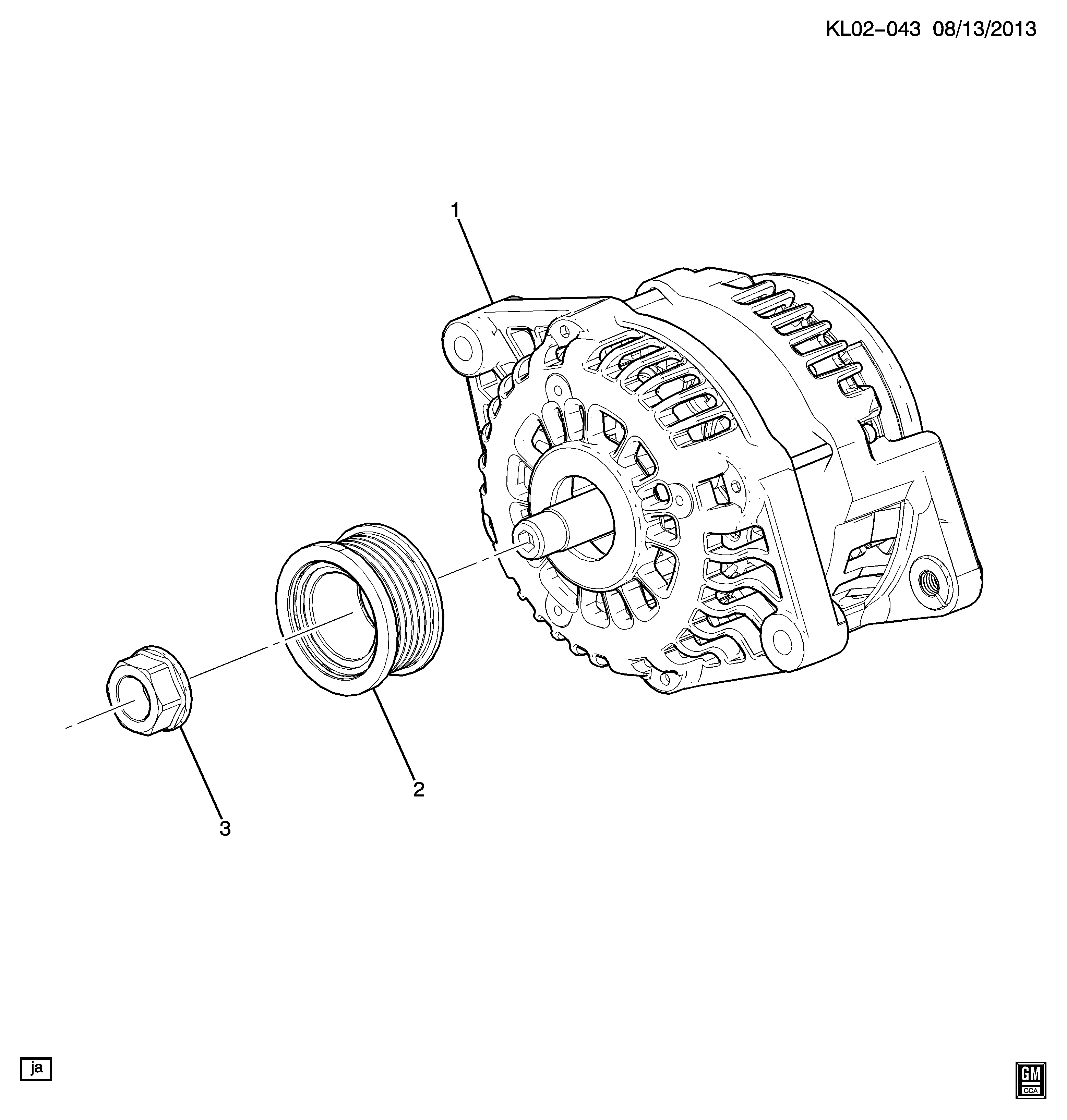 GM 13580078 - Alternatore www.autoricambi360.it